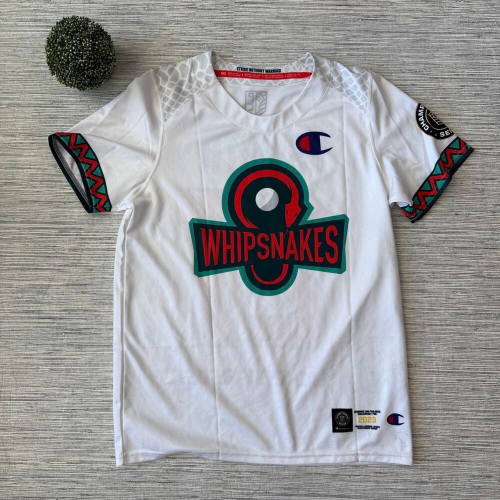 Champion Premier Lacrosse League Whipsnakes 2023 Championship Series Jersey Whit